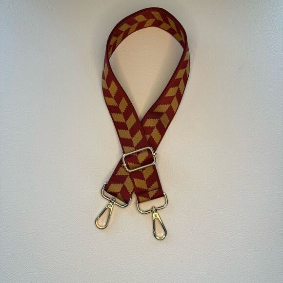 Wide Striped Purse Strap Crossbody Purse Strap Guitar Strap NEW FAST SHIP - Picture 1 of 3